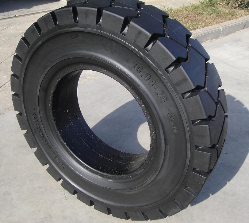 high quality 100020 solid rubber tires for trailers