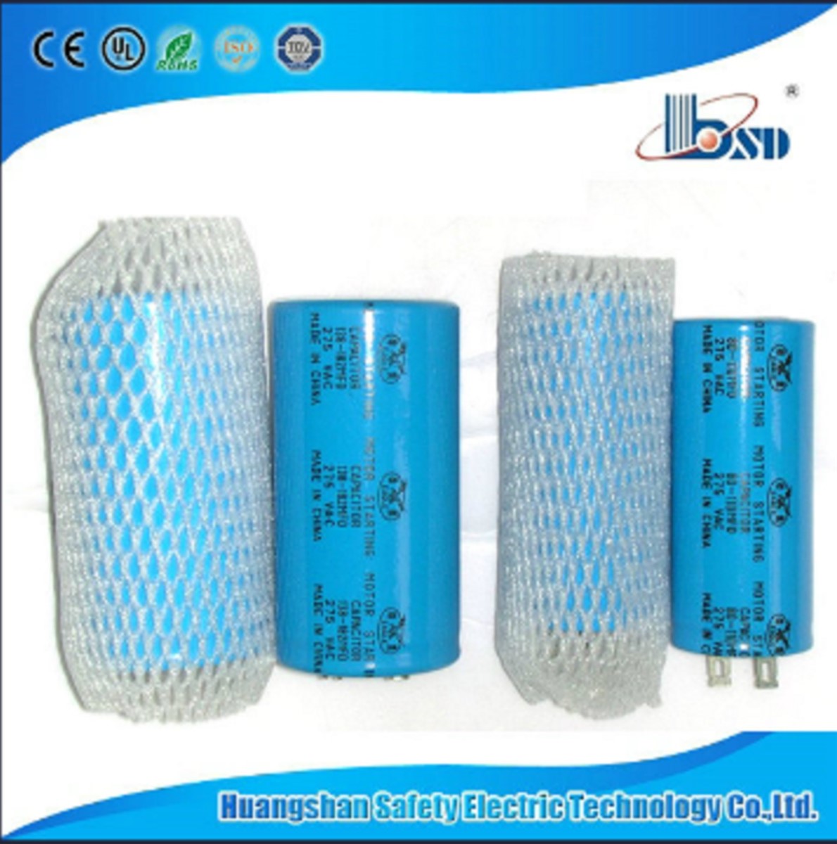 Motor Start Capacitor CD60A type Electrolytic Capacitors