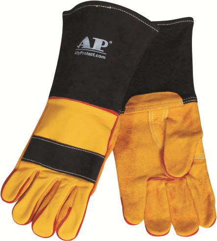 AP2028 Suede Leather GlovesLeather Welding GloveNon Slip Glove