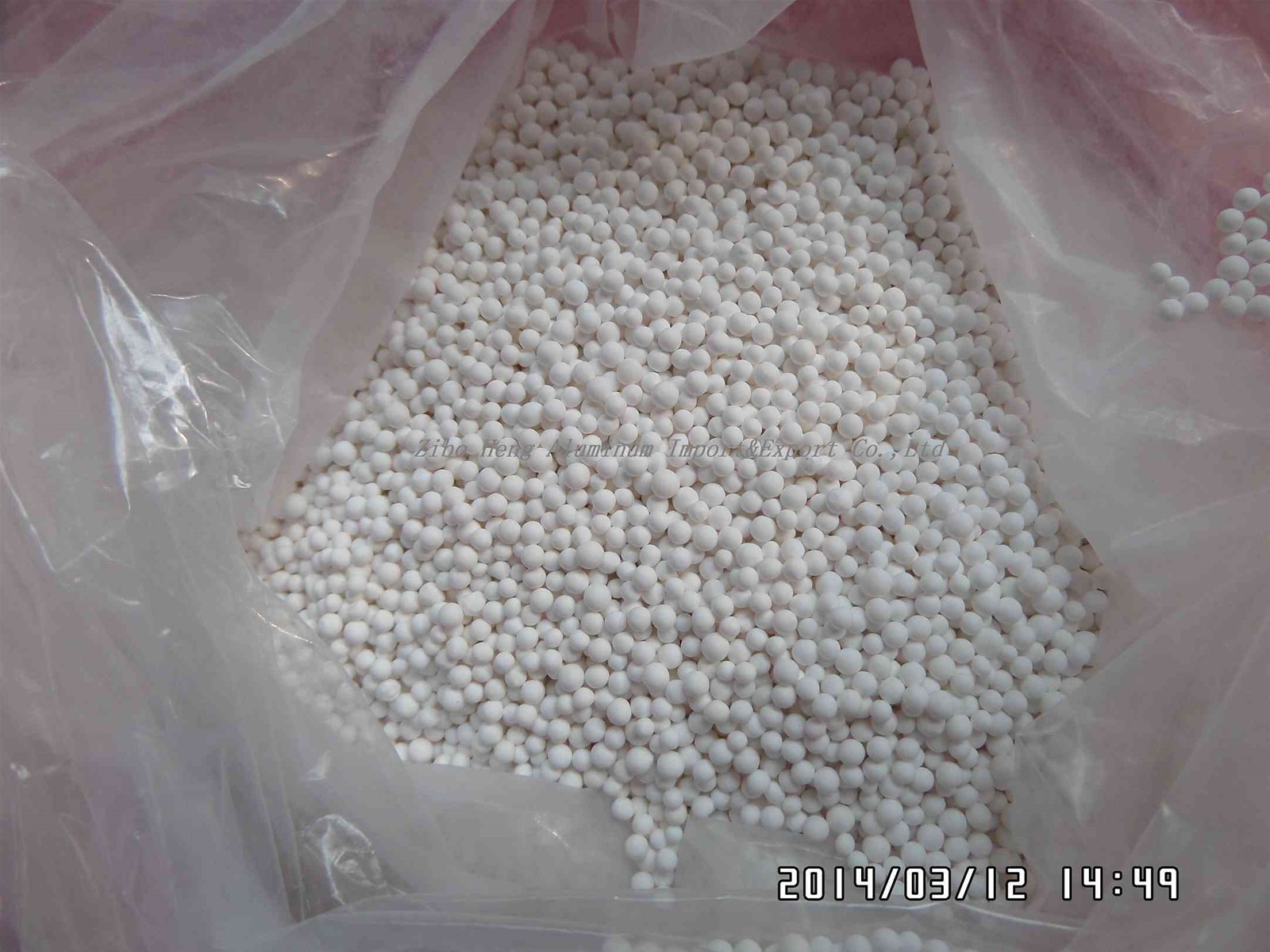 Activated alumina for catalyst carrier