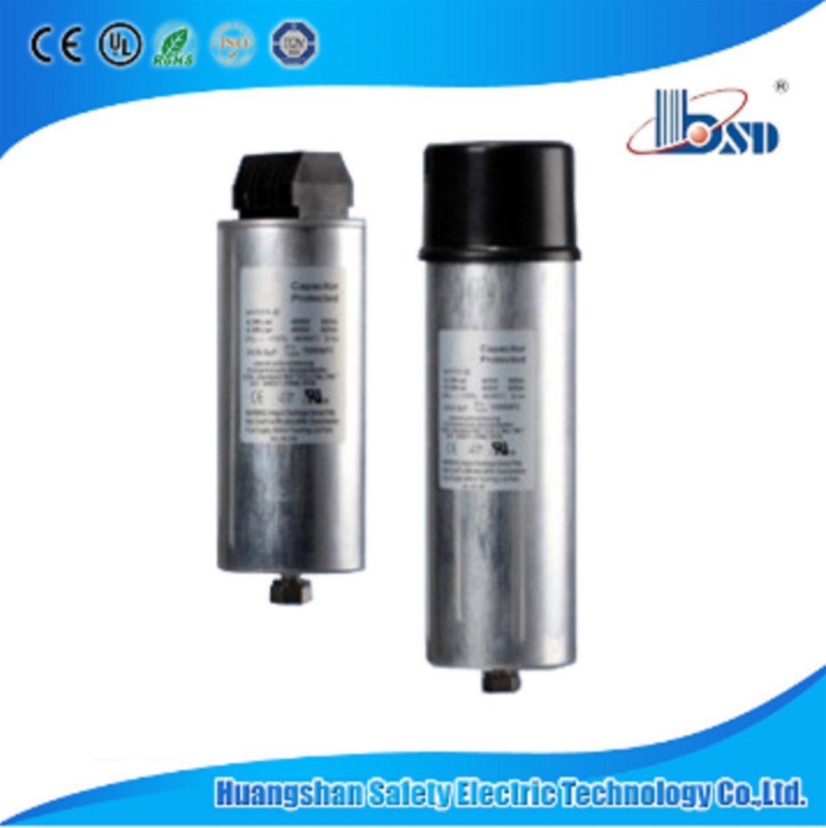 Low Voltage Cylindrical Shunt SelfHealing Power Capacitor