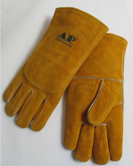 Leather Glove Manufacturer Highly Durability Welding Safety Glove