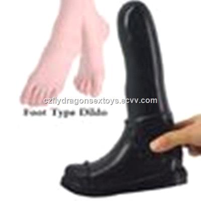 foot and elephant nose shape anal plug for women
