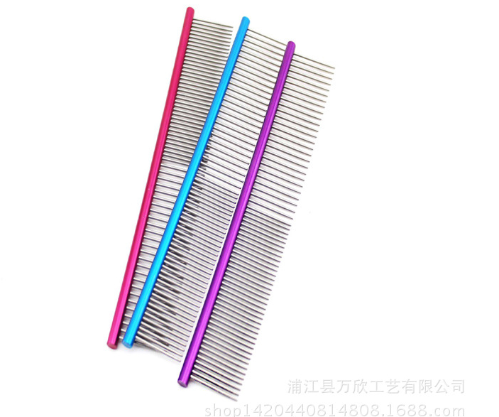 pet comb colorful dog cat comb for design comb