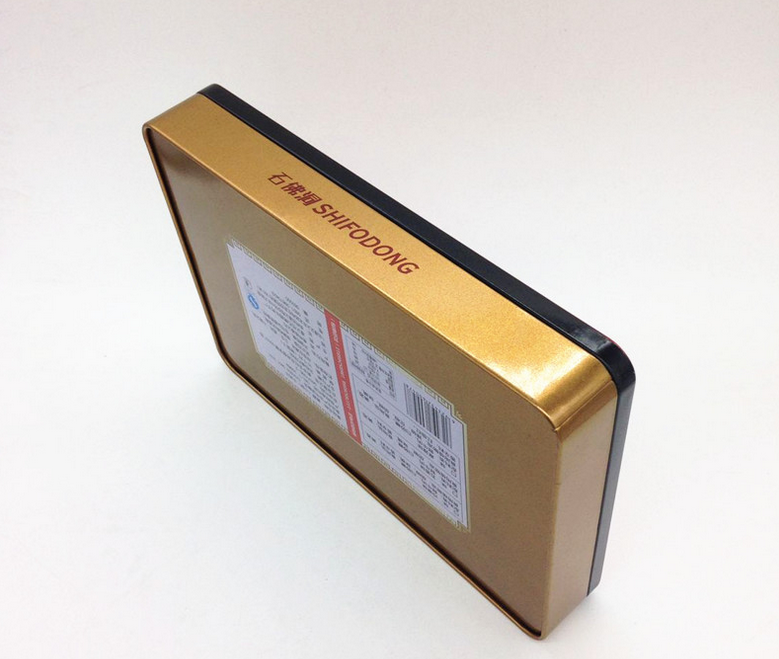 Customized tin box for jerky packaging