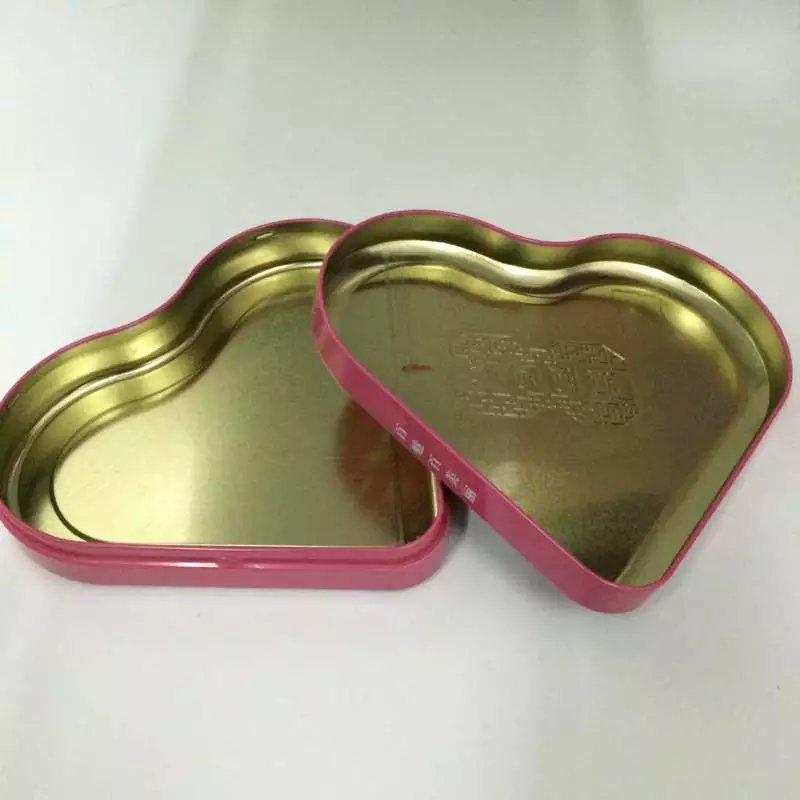 Heart shape chocolate tin box candy tin box
