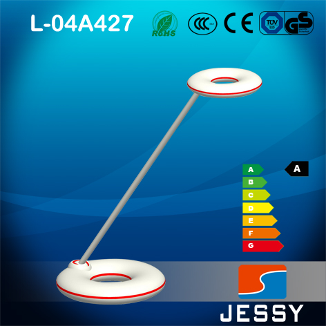 LED desk lamp in colorful and cute fashional design with 3step touch dimmer switch