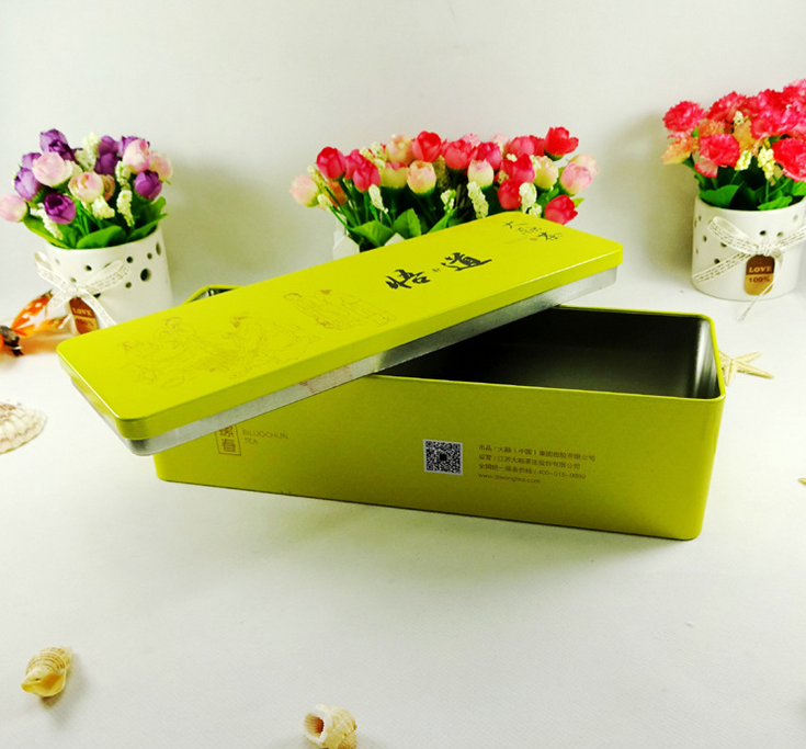 Modern design tea tin box