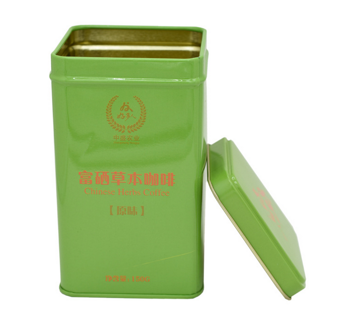 Square coffee tin boxtea box