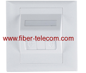 1 port Faceplate for Fiber Optic Adaptor 8686mm