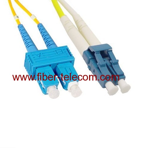 SCLC Single Mode Duplex Fiber Optic Patch Cord