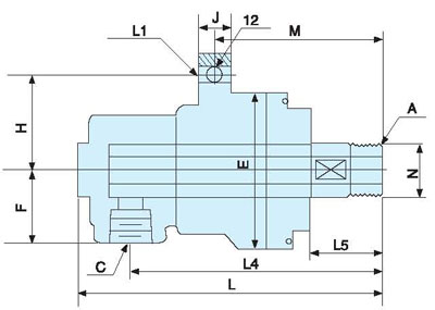 High temperature steam hot oil rotary joint