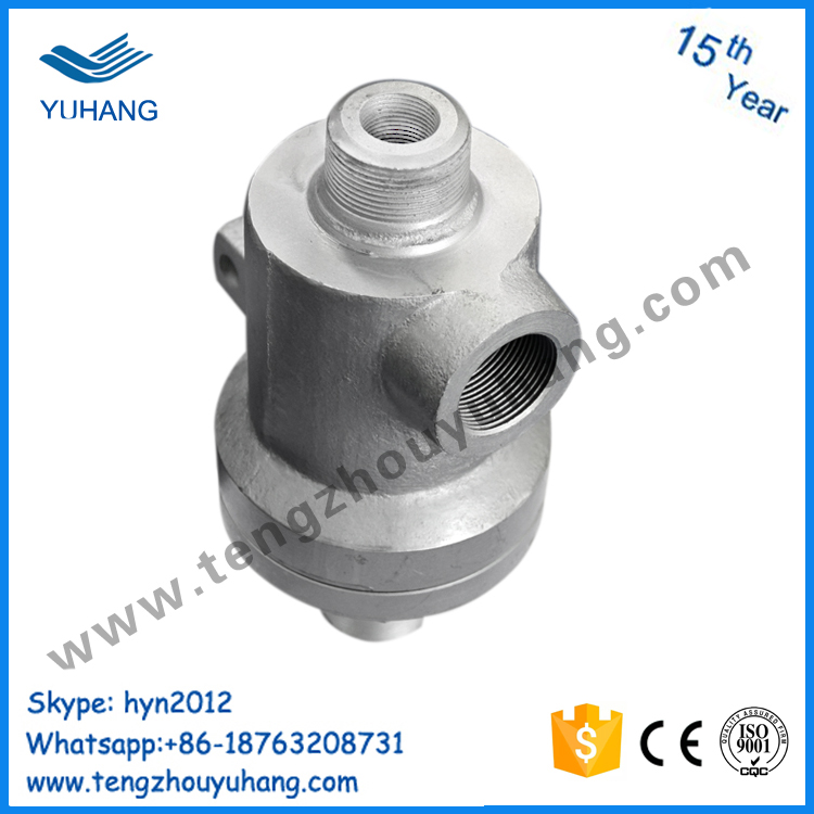 BSP thread two way inner tube fixed high temperature steam hot oil rotary union
