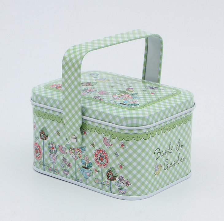 Creative handhold tin box for children