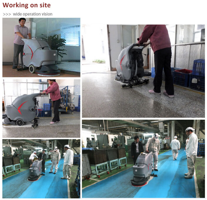 Automatic Tile marble cement epoxy floor cleaning machine