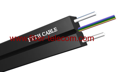 FTTH Drop Cable 6cores Fig8 with 04mm Steel Wire Strength member