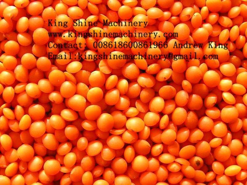 Hot sale complete lentil cleaning peeling splitting processing machine