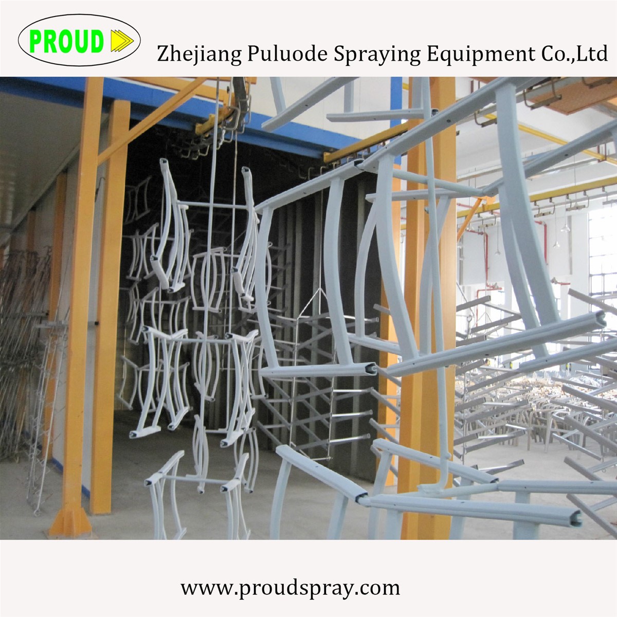 2017 Automatic Electrostatic Powder Coating Line