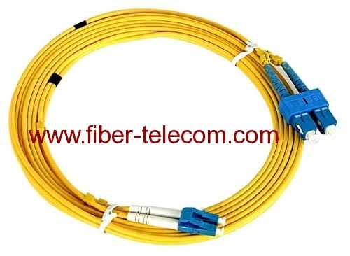 SCLC Single Mode Duplex Fiber Optic Patch Cord