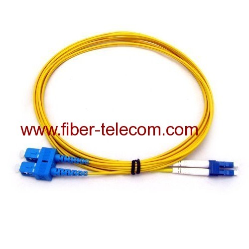 SCLC Single Mode Duplex Fiber Optic Patch Cord