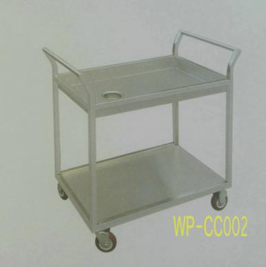 Stainless Steel Food Cleaning Cart for Commerical Kithen Dining Room Restaurant Hotel