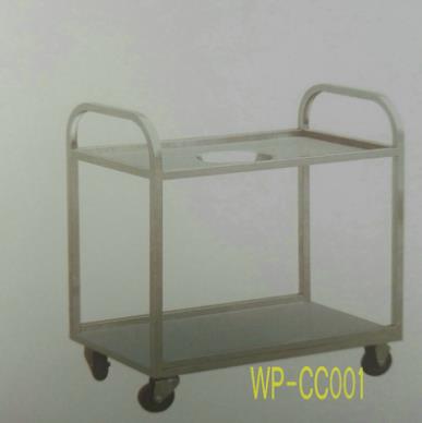 Stainless Steel Food Cleaning Cart for Commerical Kithen Dining Room Restaurant Hotel etc