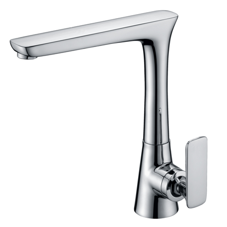 Modern Brass Kitchen Faucet