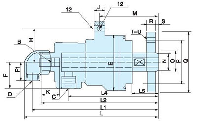 Various models Flange connection high temperature hot oil steam rotary joint British Morgan seal