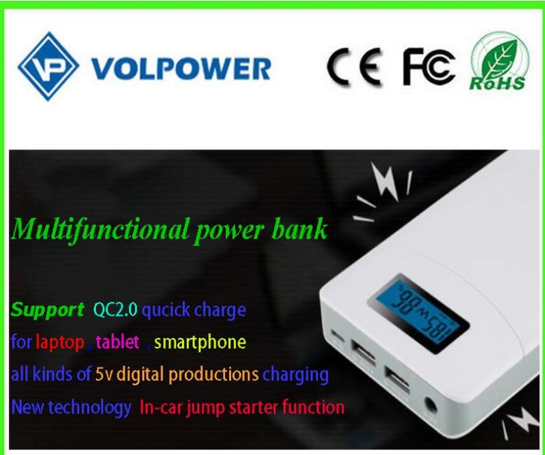 2017 fast charging power bank 15600mah QC 20 dual usb good working
