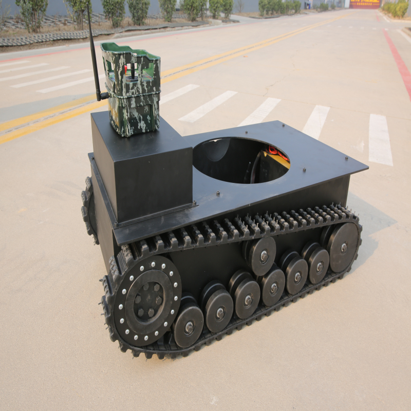 Climbing Crawler Track Chassis with Aluminum alloy box