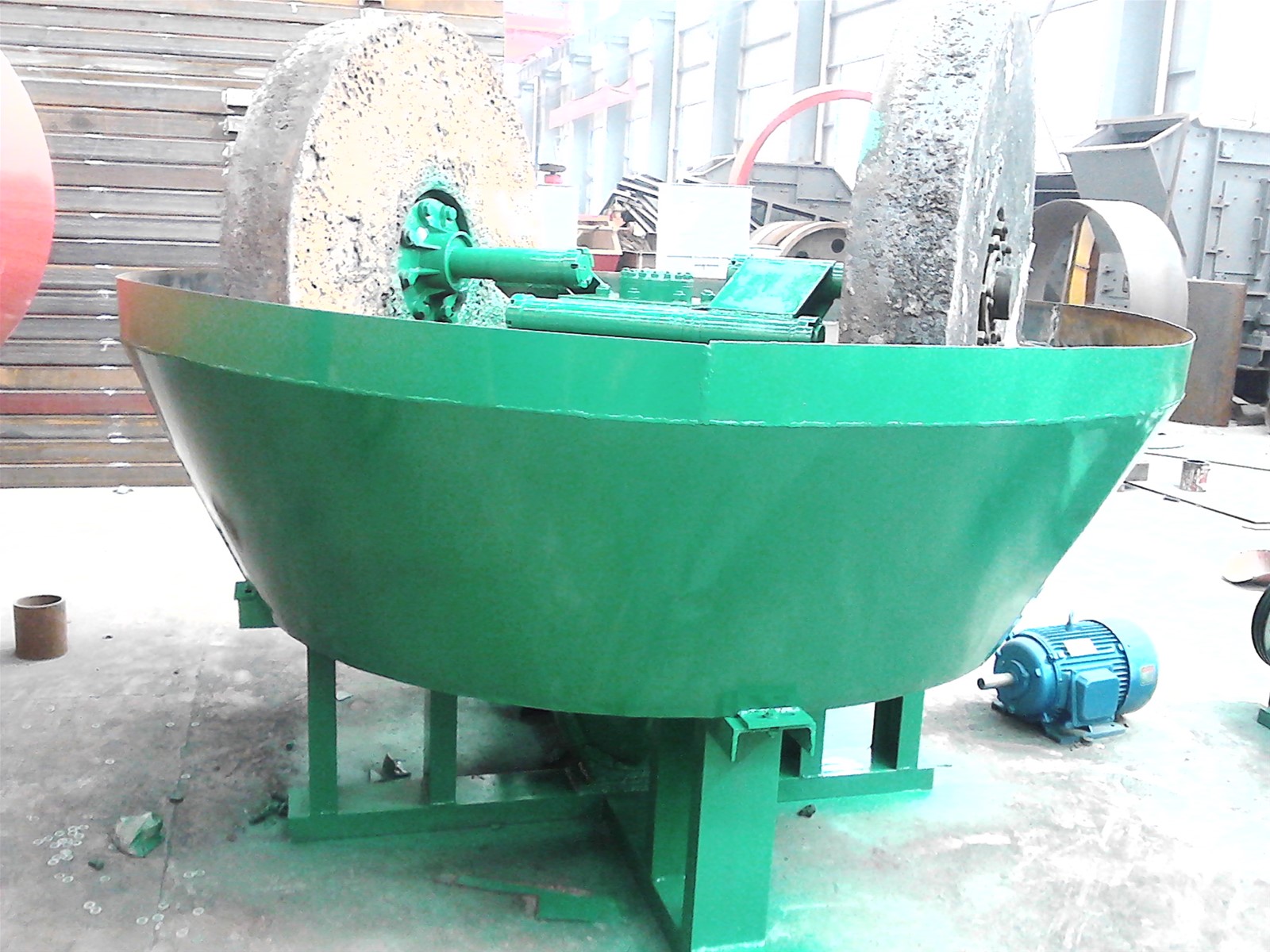 Gold ore separator of wet pan grinder grinding machine