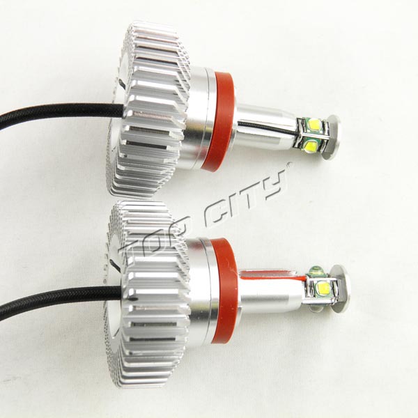 High Power CANBUS Error Free E92 H8 40W LED Angel Eyes Halo Ring Light Bulbs for BMW