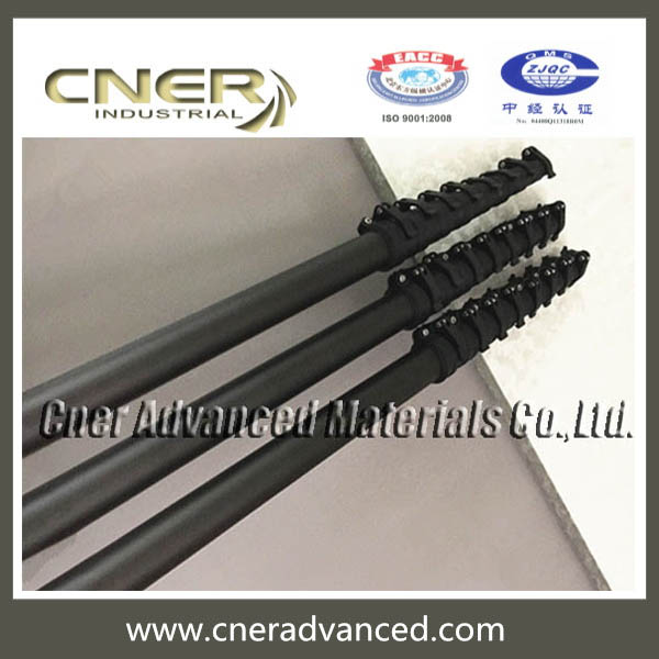153 telescopic extension carbon fibre fibreglass composite pole