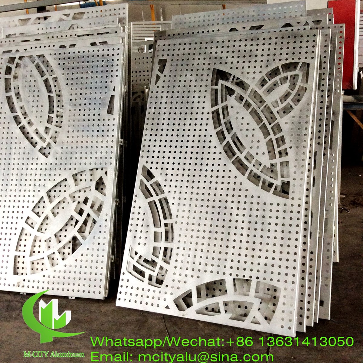 aluminum metal decorative carved panel