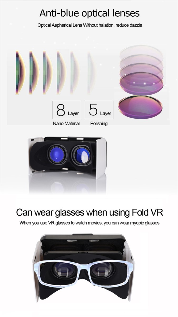 2017 Hot Selling Product Vr Box 3d Glasses Vr 3d Vr Headset