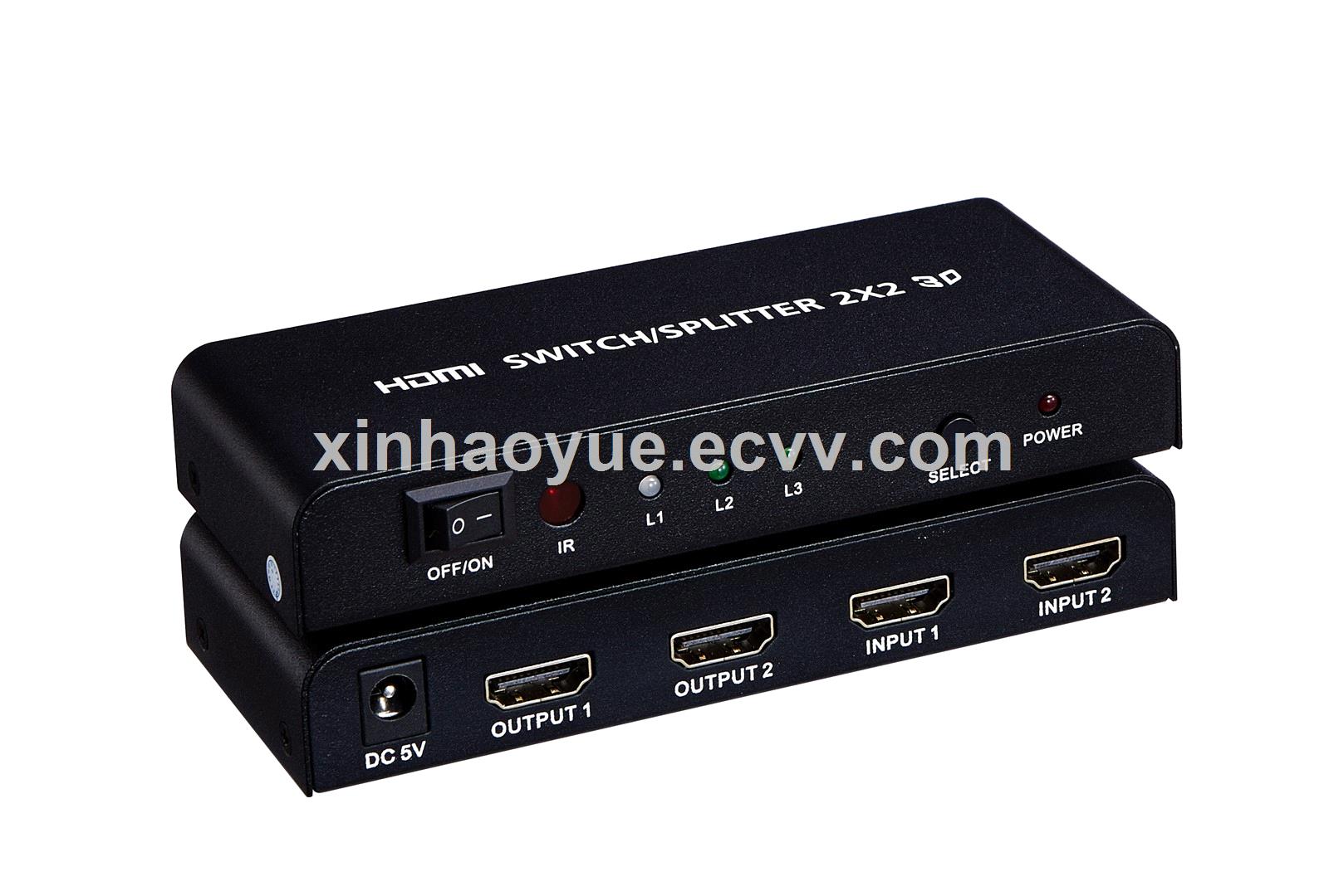 HDMI switchsplitter 2x2