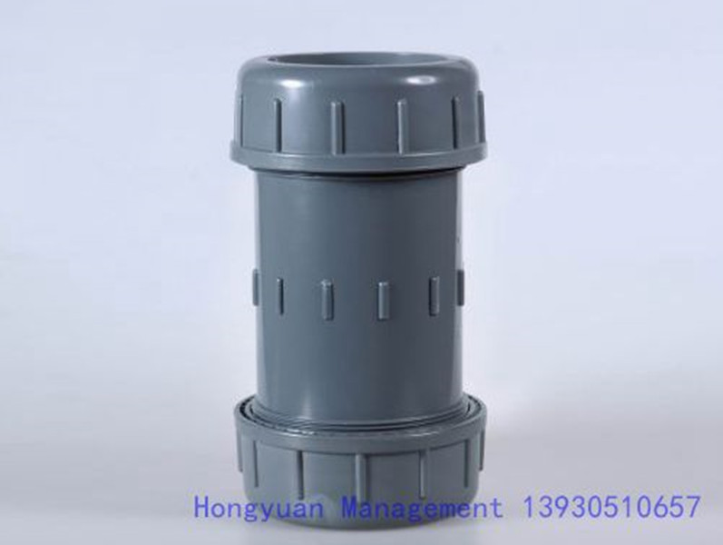 Plastic PVC Expansion joint Pipe Fitting