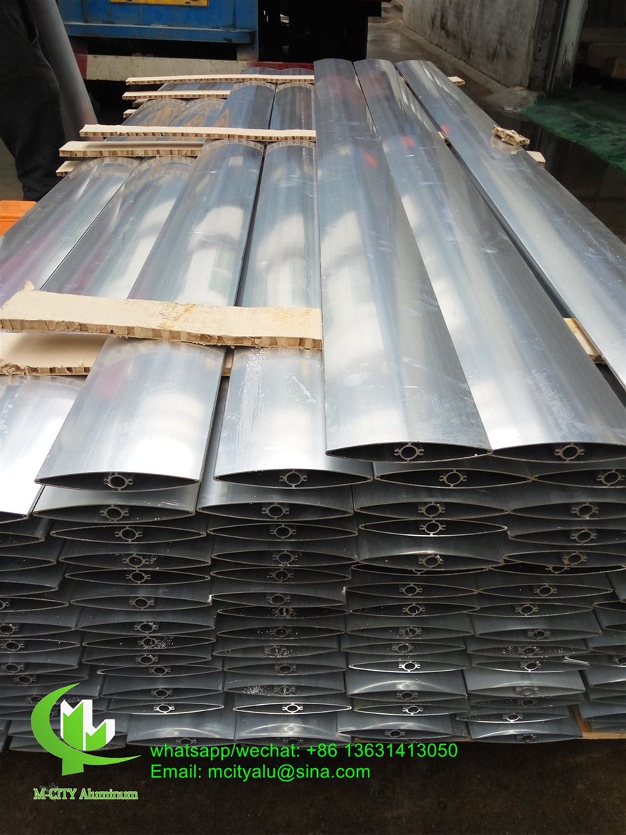 aluminium airfoil sections louver profile