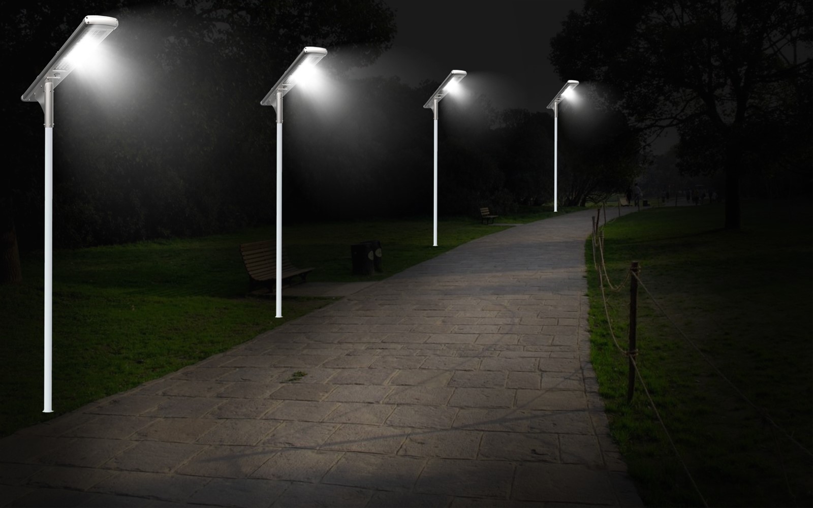 hot selling outdoor motion sensor all in one solar street light