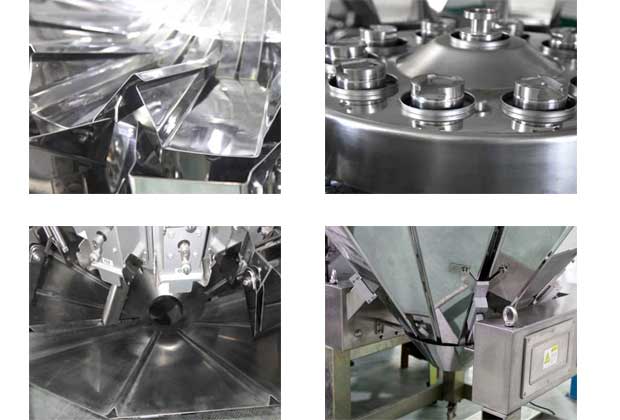 computer combination weigher and packaging machine for candy gummy for food industry