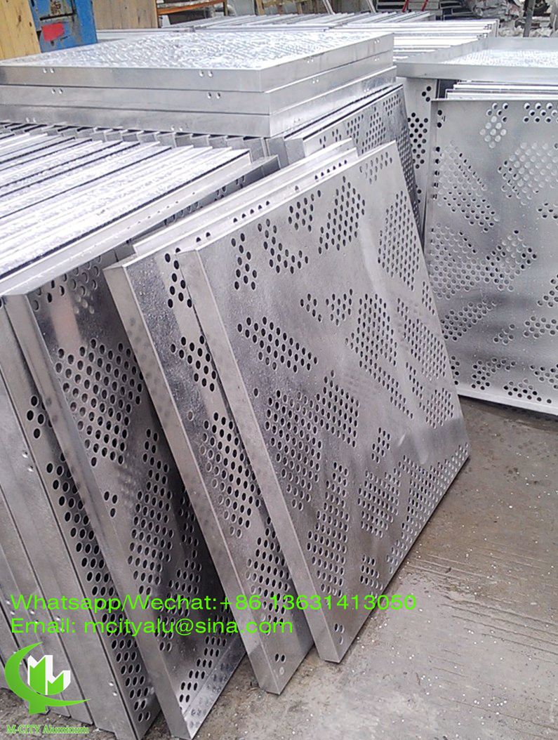 Decorative ALUMINUM PERFORATED PANEL FOR FENCE FACADE