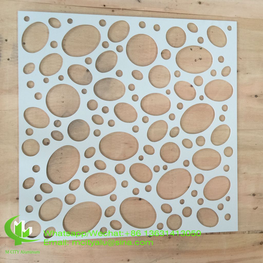 Decorative ALUMINUM PERFORATED PANEL FOR FENCE FACADE