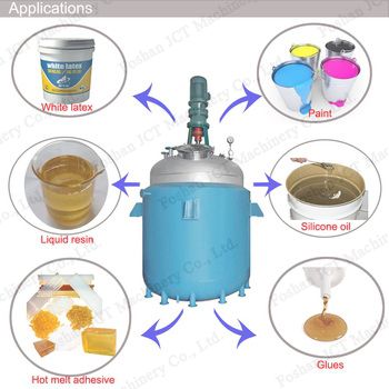 JCT Resin Glue Polyurethane Chemical Mixing Tank Reactor Kettle
