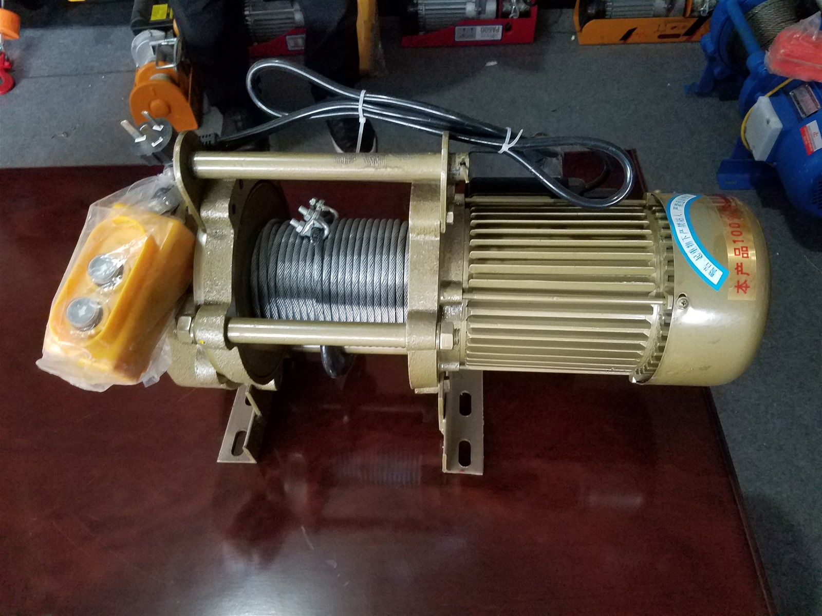 3 Ton Small Light Duty Electric Winch Cable Pulling Electric Winches