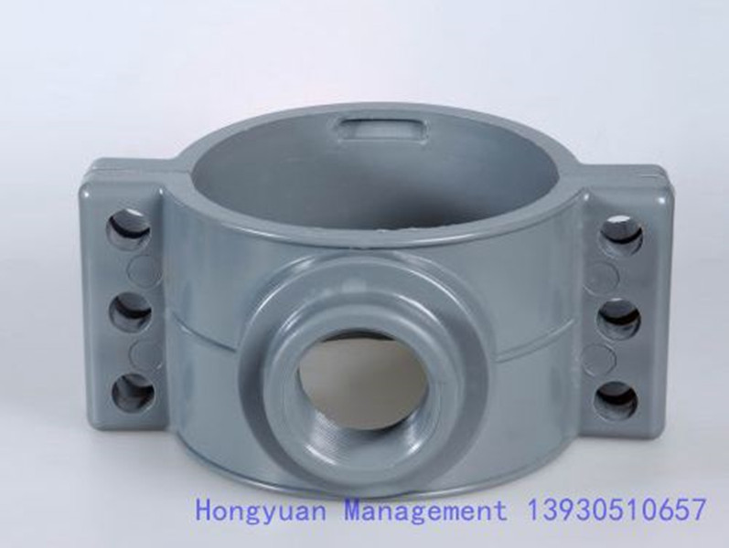 Plastic PVC Saddle plug Pipe Fitting