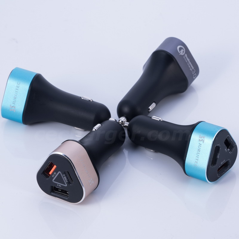 2 Ports DC5V 24A Heart Shape USB Car Charger USB Car Charger Adapter