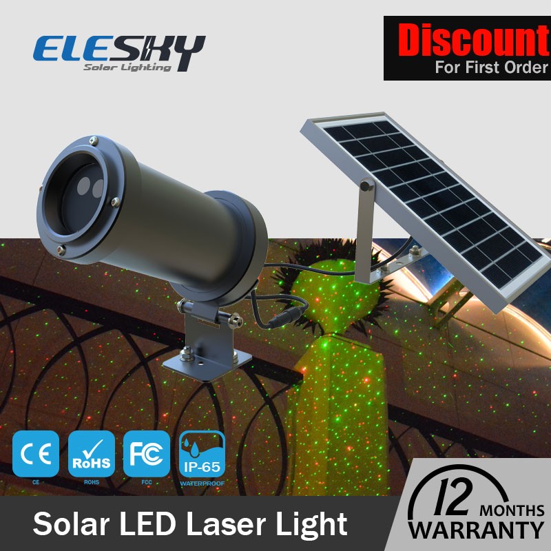 Holiday light color changing led solar laser light made in China