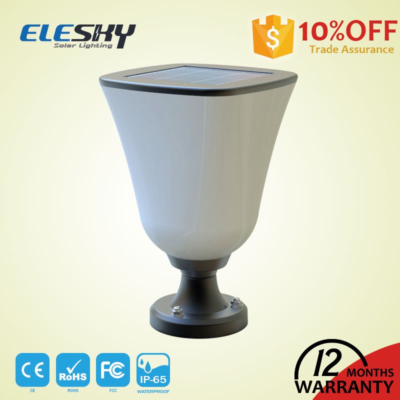 Rechargeable environmental protection solar garden lights with high quality