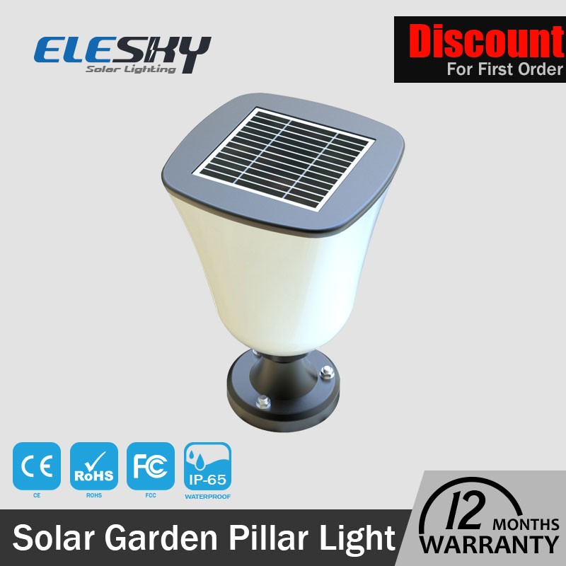 Rechargeable environmental protection solar garden lights with high quality