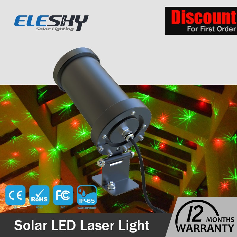 Holiday light color changing LED solar laser light made in China